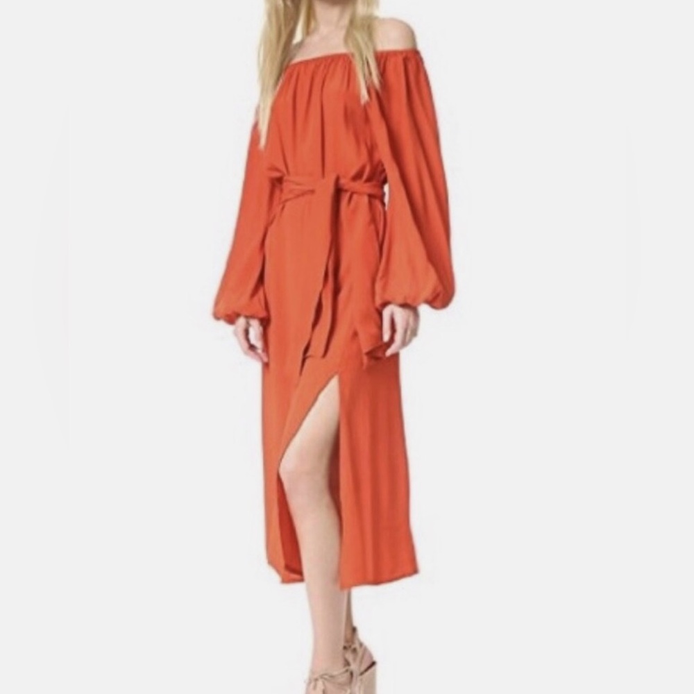 MLM Burnt Orange Maxi Dress - Size Small